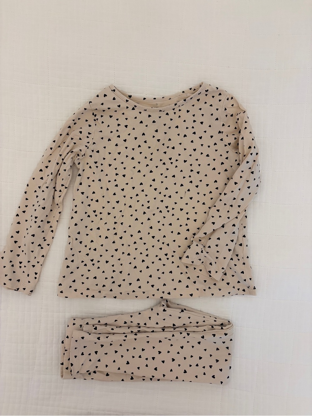 H&M girls Heart Print Long Sleeve and leggings